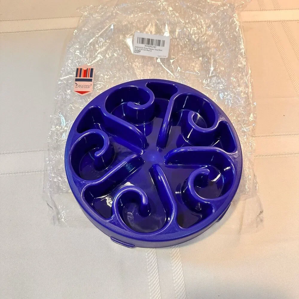Dog Slow feeding Bowl and Rope Ball Toy NEW